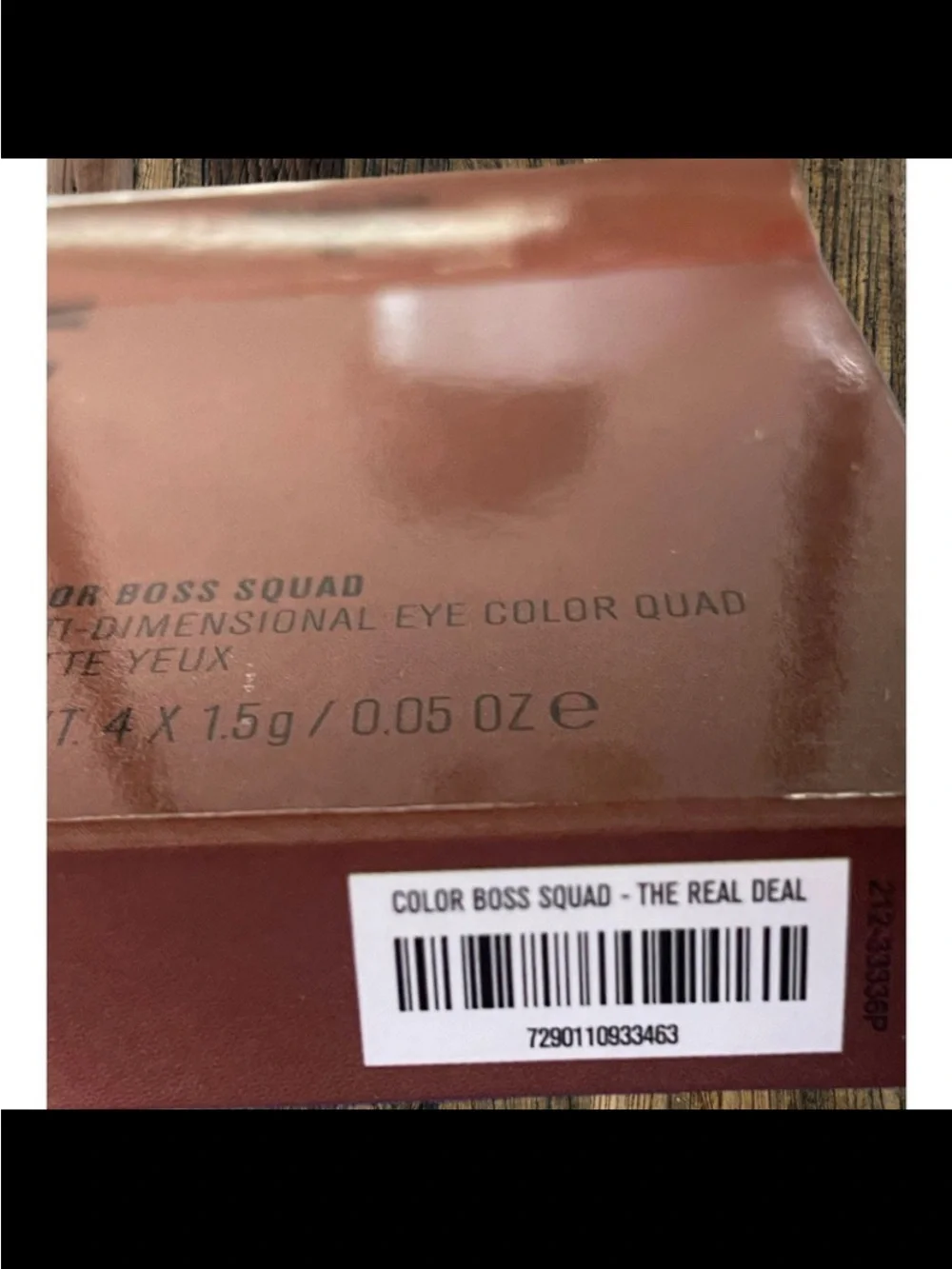 IL Makiage Color Boss Squad Eyeshadow Quad the Real Deal 990 New
